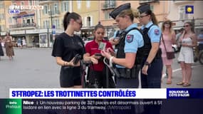 Saint-Tropez: opération de contrôle des trottinettes 