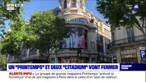 Paris: un magasin Printemps et deux Citadium vont fermer 