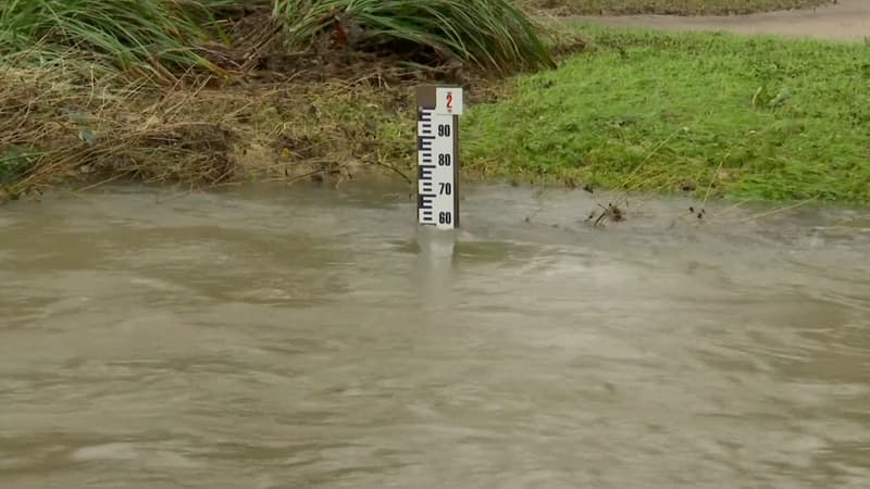 Le niveau des cours d'eau est scruté dans le Pas-de-Calais face à un risque de nouvelles inondations. Photo d'illustration