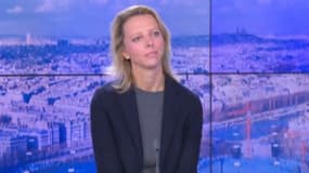 Amélie de Bourbon-Parme, ex-épouse d'Igor Bogdanoff pendant près de 20 ans, sur le plateau de BFMTV le 5 janvier 2021.