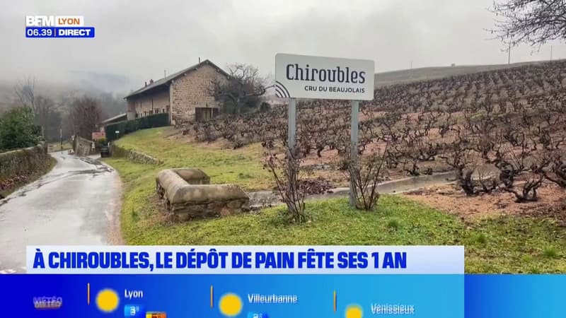 Chiroubles: le dépôt de pain fête sa première année