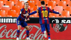 Lionel Messi et Antoine Griezmann en mai 2021