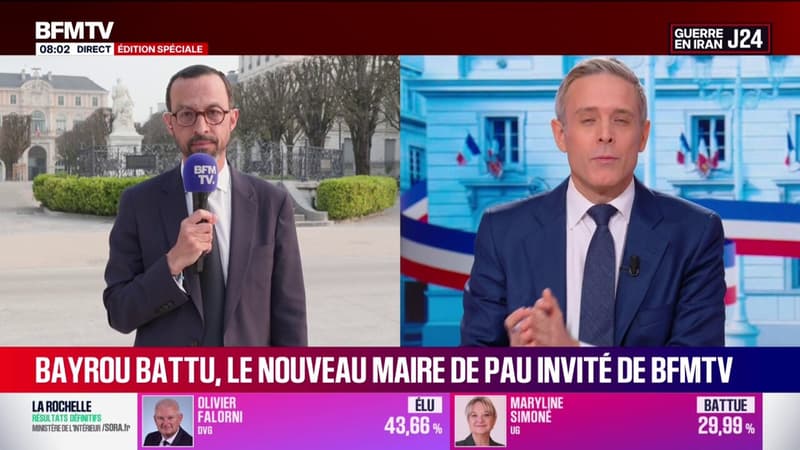 "François Bayrou n'est plus à la hauteur des enjeux du XXIe siècle", Jérôme Marbot, nouveau maire de Pau