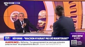 Xavier Bertrand sur les retraites: "Je ne voterais pas une réforme tant que les conditions de justice ne sont pas réunies"