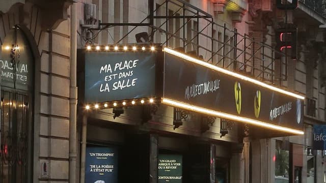 Le théâtre Mogador, le 18 décembre 2015
