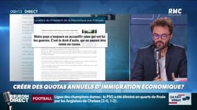 Faut-il créer des quotas annuels d'immigration économique? Ça fait débat sur RMC