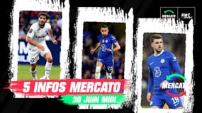 Kolasinac, Ziyech, Mount... Les 5 infos mercato du 30 juin à la mi-journée