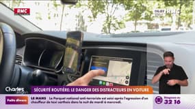 Sécurité routière : le danger des distracteurs en voiture