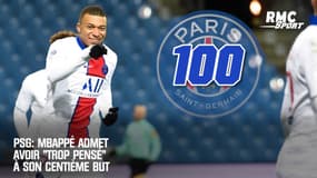 PSG: Mbappé admet avoir "trop pensé" à son centième but