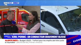 Dépression Kirk: "J'ai fait mon devoir de citoyen et de sapeur-pompier" affirme un adjudant après avoir porté secours à un automobiliste emporté par les eaux