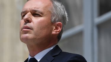 François de Rugy le 17 juillet, lors de la passation de pouvoir