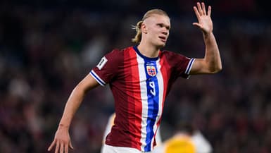 Erling Haaland avec la Norvège le 9 septembre 2025