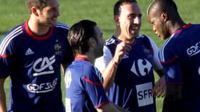 L'atmosphère est détendue dans le clan français à quatre jours du premier match du Mondial contre l'Uruguay.