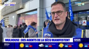 Mulhouse: des agents de la sécurité manifestent 
