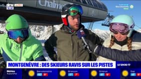 Montgenèvre : les premiers skieurs profitent des conditions idéales sur les pistes