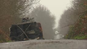 Les travaux ont repris ce lundi sur l'ex "route des chicanes" qui traverse la ZAD de Notre-Dame-des-Landes. 