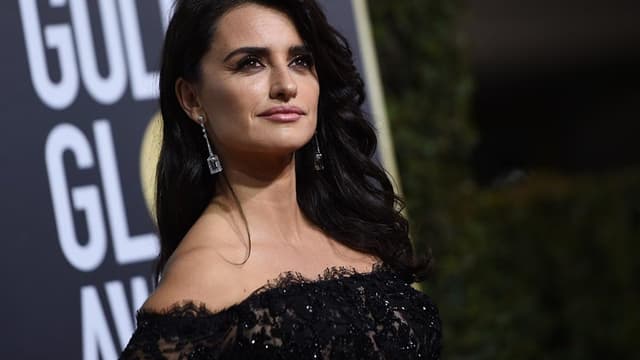 La comédienne espagnole, Penelope Cruz, le 7 janvier 2018 aux Golden Globes