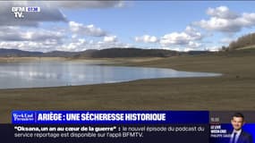 En Ariège, le lac de Montbel ne cesse de s'assécher
