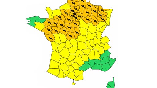 35 départements sont placés en vigilance orange ce vendredi.