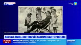 Aix-en-Provence: une touriste retrouve une photo de famille sur une carte postale
