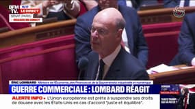 Taxes américaines: "Notre objectif est le retour au libre-échange", assure Éric Lombard