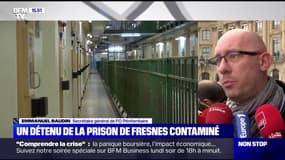 Fresnes: Emmanuel Baudin (FO Pénitentiaire) craint que le coronavirus "se propage comme une traînée de poudre" dans les prisons