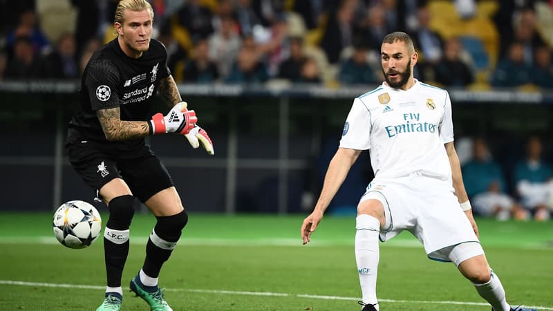 Karim Benzema contre Loris Karius