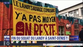 Seine-Saint-Denis: menacés d'expulsion, les résidents du squat de Landy se mobilisent