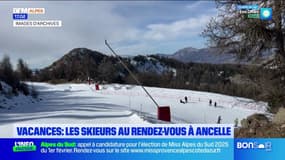 Ancelle: les skieurs au rendez-vous sur les pistes pendant les vacances