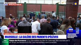 Grève à Marseille: la galère des parents d'élèves