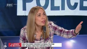 #Police - "Je suis scandalisée et je suis pour une sanction ferme. On ne peut pas laisser cette corporation subir ça. Il y a des territoires perdus en France". @cparisidf #GGRMC