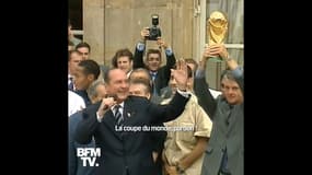 Le célèbre lapsus de Jacques Chirac lors de la réception des Bleus à l'Élysée en 1998