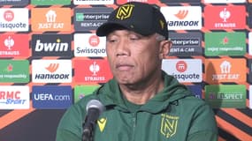 Antoine Kombouaré, à Nantes le 22 février 2023