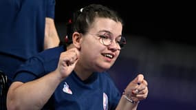 Aurélie Aubert lors des Jeux paralympiques de Paris 2024.