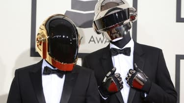 Le duo Daft Punk le 26 juin 2014 à Los Angeles