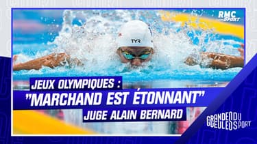 JO 2024 / Natation : "Léon Marchand est étonnant" juge Alain Bernard