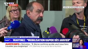 Retraites: pour Philippe Martinez (CGT), "le président de la République n'écoute personne"