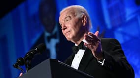 Joe Biden au dîner des correspondants le 27 avril 2024