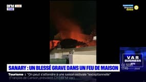 Sanary-sur-Mer: un blessé grave dans un feu de maison