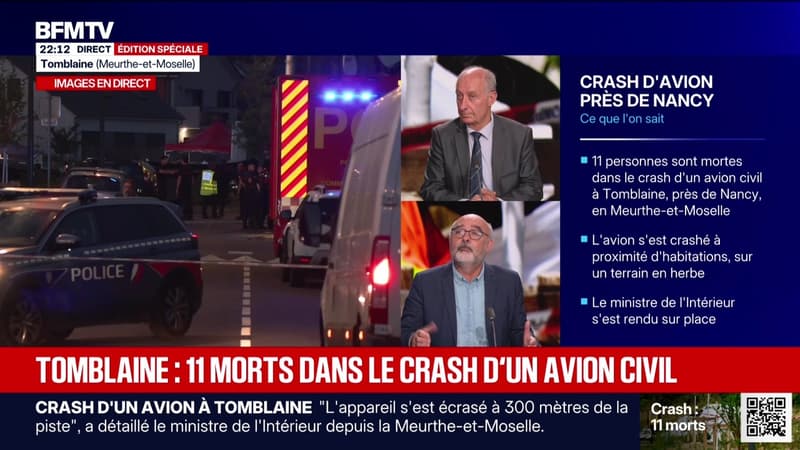 Tomblaine : onze morts dans le crash d'un avion civil - 28/06