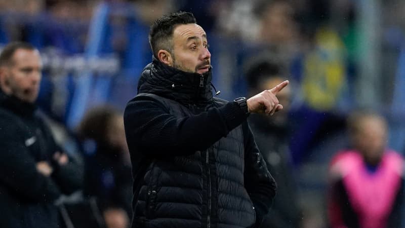 OM: "Les critiques ne me feront pas fuir, au contraire", assure De Zerbi