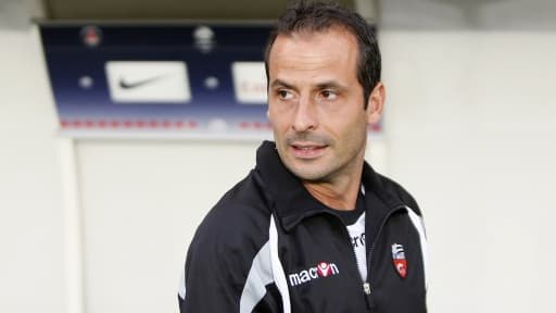 Ludovic Giuly, lors de son retour au Parc des princes avec le FC Lorient.