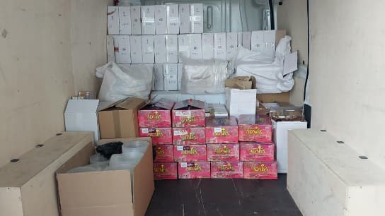 Les douaniers de Rungis ont saisi près de 622 kg de tabac de contrebande  dans des box en Seine-Saint-Denis.