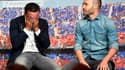 Xavi et Andrés Iniesta