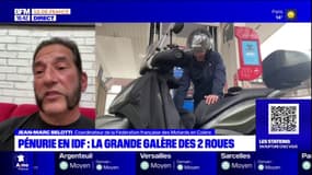 Pénurie de carburants en Ile-de-France: la galère des deux-roues