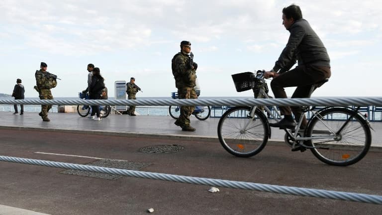La promenade des Anglais, à Nice.