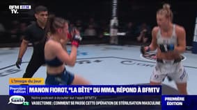 L'image du jour : Manon Fiorot, "la bête" du MMA, répond à BFMTV - 01/04