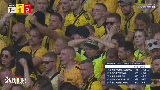 La déception des fans de Dortmund