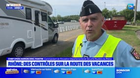 Rhône: les contrôles routiers renforcés sur la route des vacances