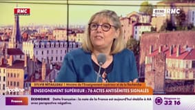 "Il y a eu 17 actes avérés" d'antisémitisme indique Sylvie Retailleau, ministre de l'Enseignement supérieur et de la Recherche